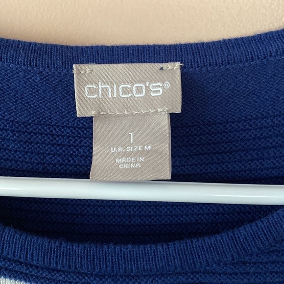 Chicos light weight striped sweater - Picture 3 of 6